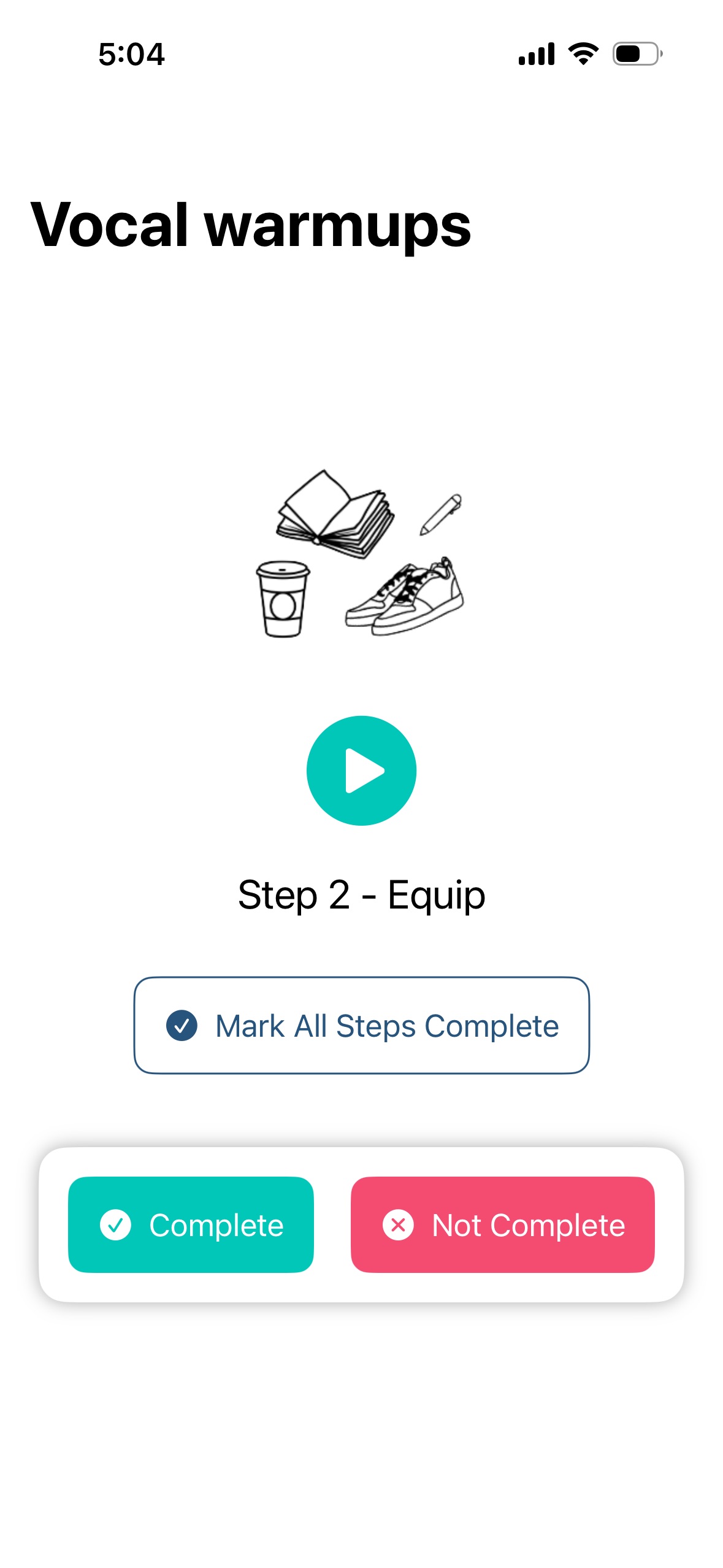 Step 2 Equip micro-step screen